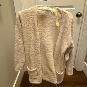 Soft Cream Kids Cardigan